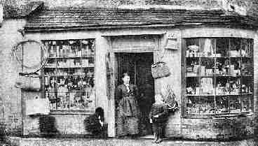 The Corner Shop in 1875.