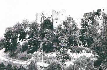 The Castle from the quarry 1896